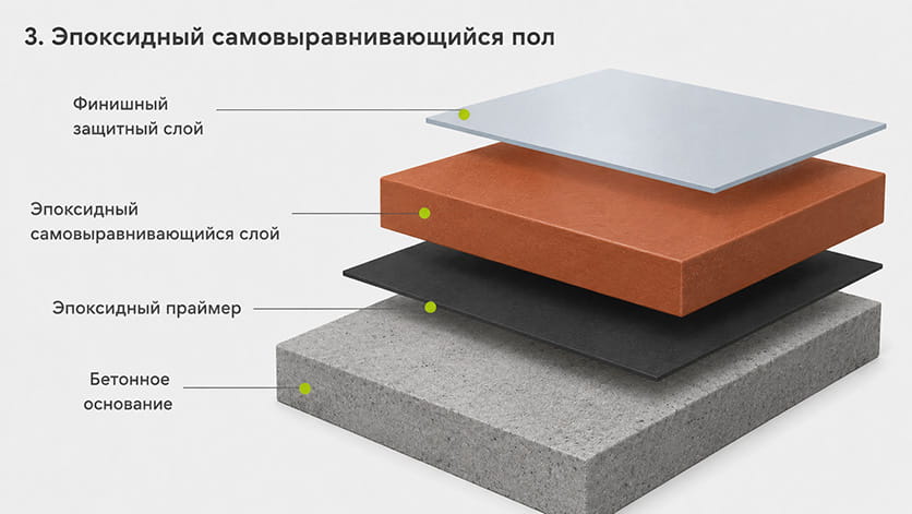 Эпоксидные самовыравнивающиеся полы